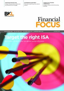cover of Financial Focus summer 2018