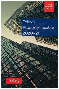 The cover of Tolleys property taxation 2020-21