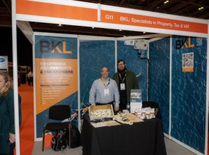 Two of the BKL team at their stand at JTrade 2022